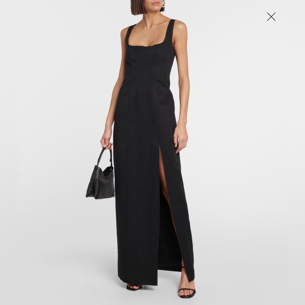 NWT Staud Portrait dress in black, size 8